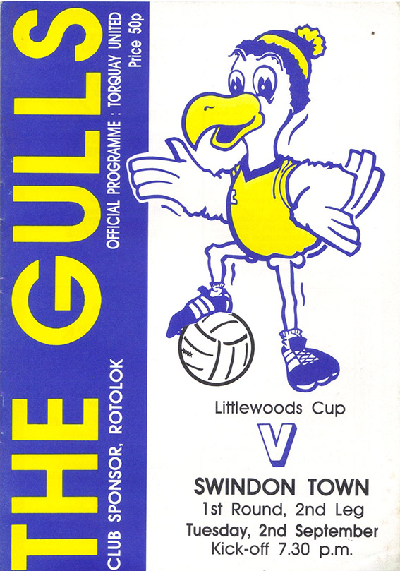 <b>Tuesday, September 2, 1986</b><br />vs. Torquay United (Away)